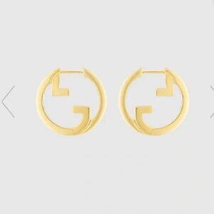 New Gucci Blondie Hoop Earrings GG